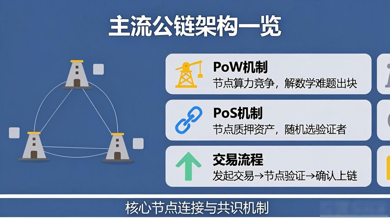 区块链公链视觉标识图片库_公链架构图核心节点展示_区块链公链图片大全