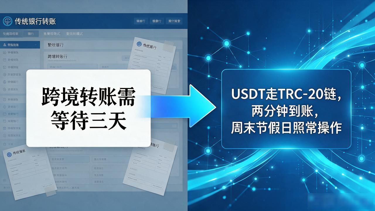 USDT TRC-20跨境支付手续费对比_数字货币实现跨境转账_跨境电商收款避坑指南